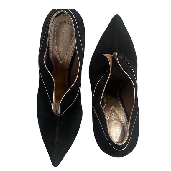 Giorgio Armani black suede size 39/9 made in Italy - Picture 10 of 15